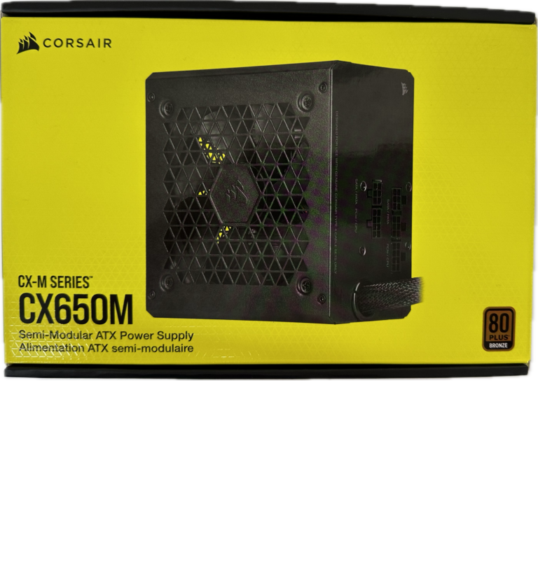 Fuente Corsair CX650M Frente