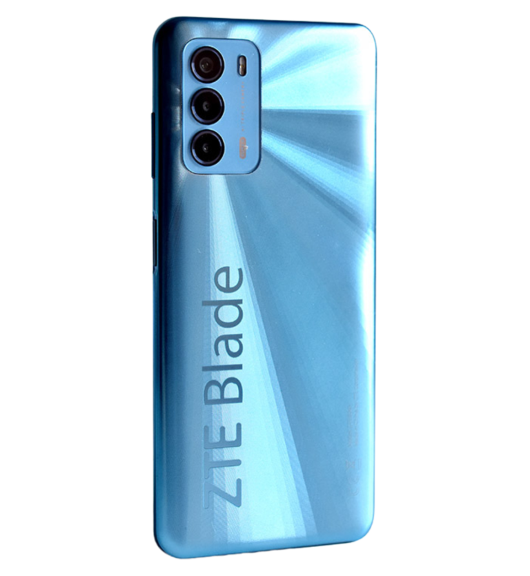 ZTE V40 Azul Reverso Canva