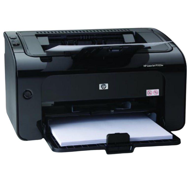 HP 1102w Frente con Papel Canva