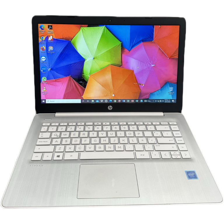 HP Stream 14 Abierta Prendida Canva